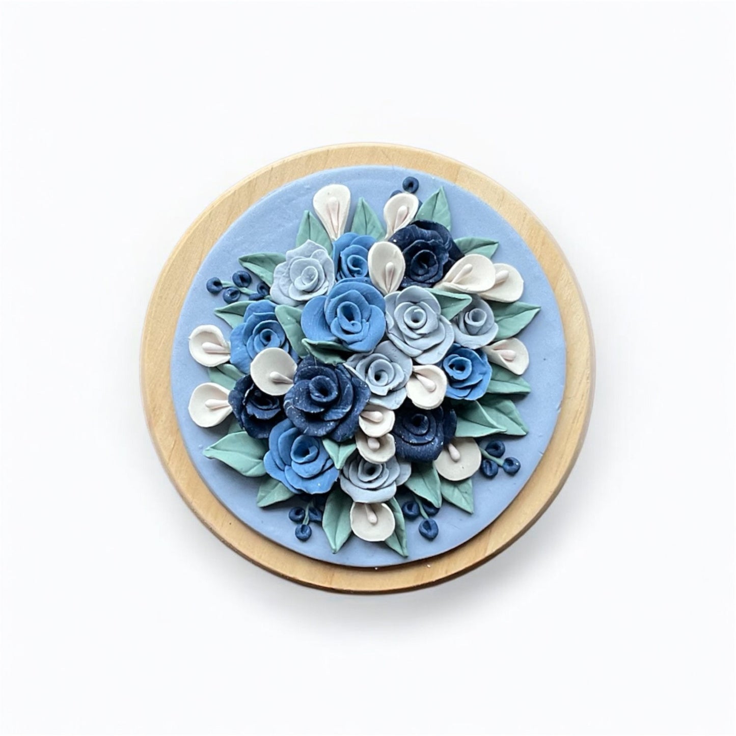 Floral Bouquet Décor - Handcrafted Floral Clay Art