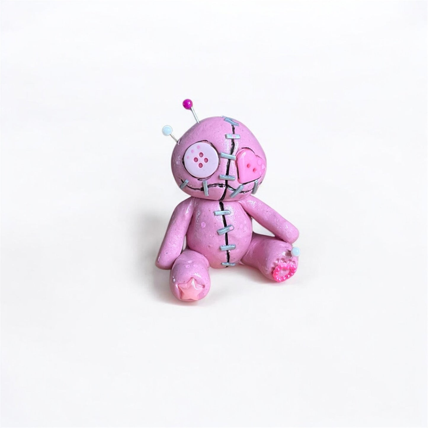 Voodoo Cutie - Handmade Button-Eyes Figurines