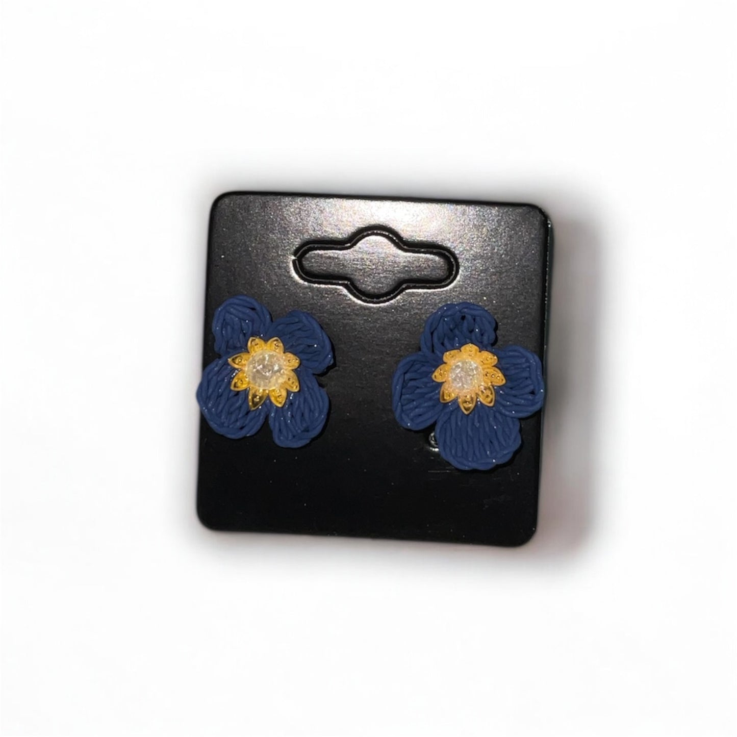 Flower Woven Stud Earrings