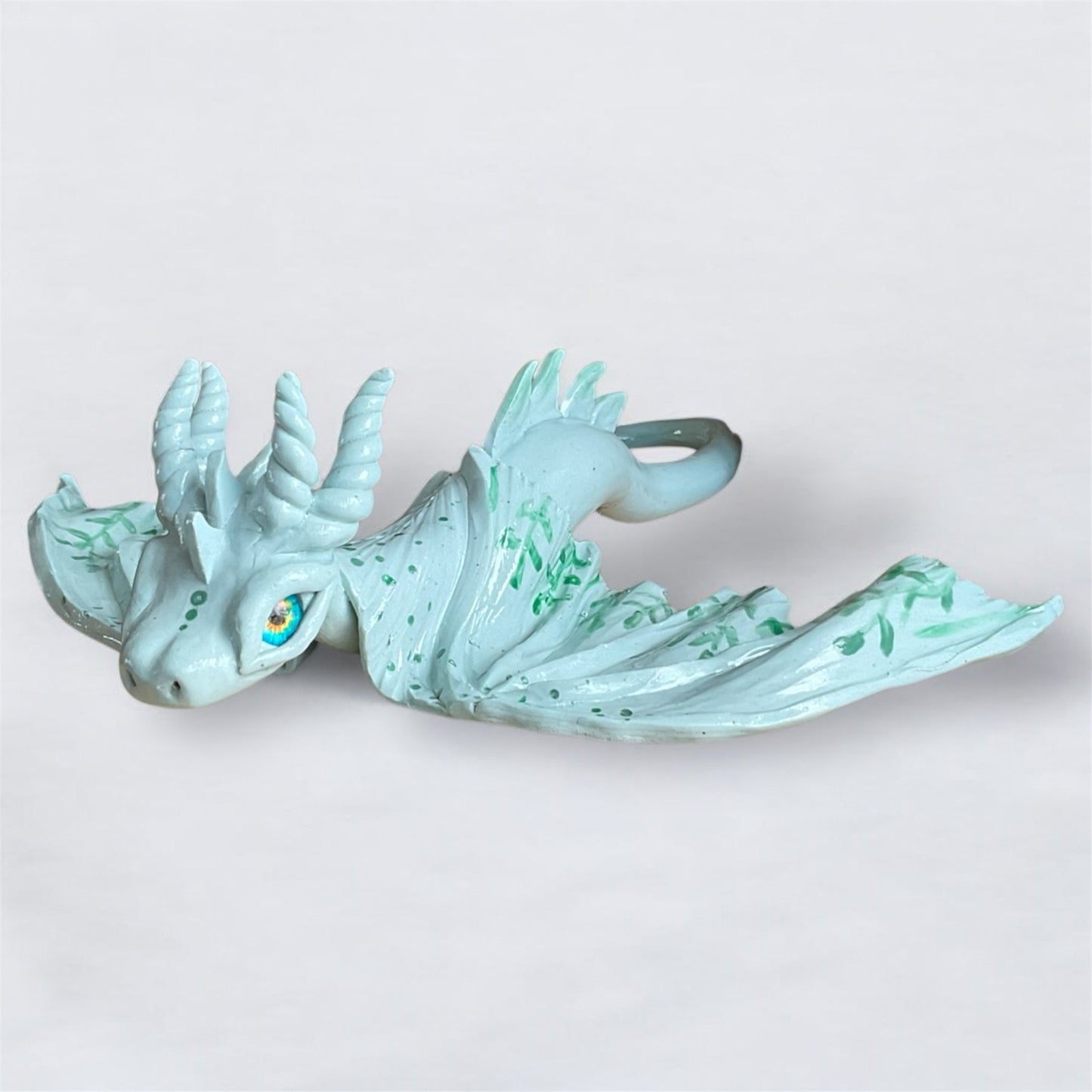 Forest Spirit Dragon - Handmade Fantasy Figurine