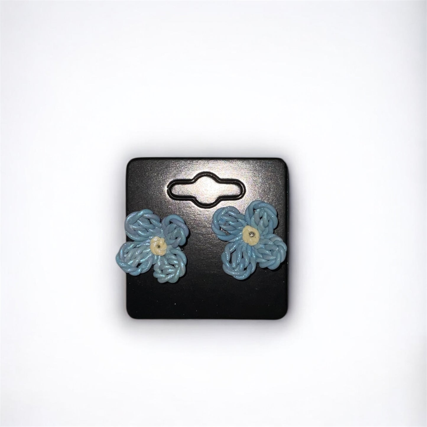 Flower Woven Stud Earrings