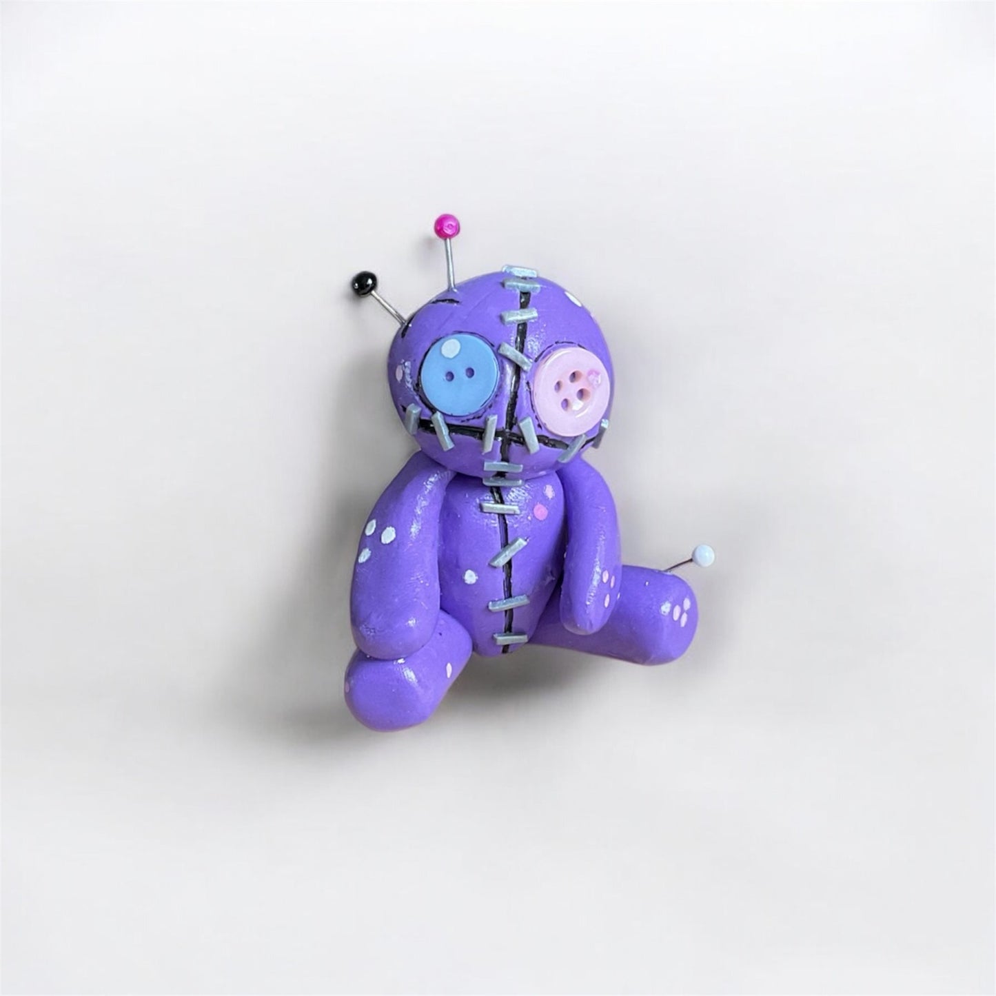 Voodoo Cutie - Handmade Button-Eyes Figurines