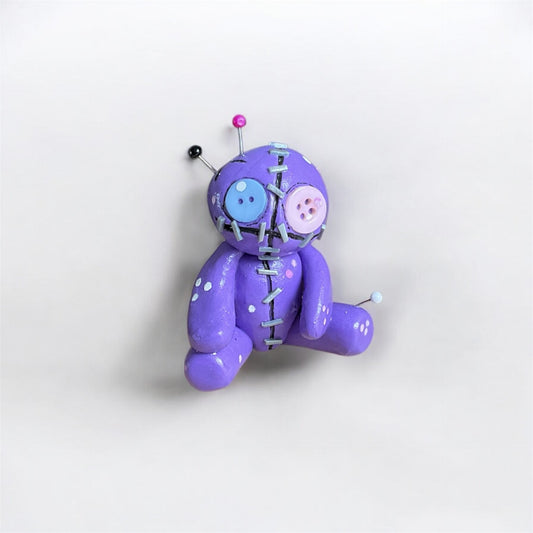 Voodoo Cutie - Handmade Button-Eyes Figurines